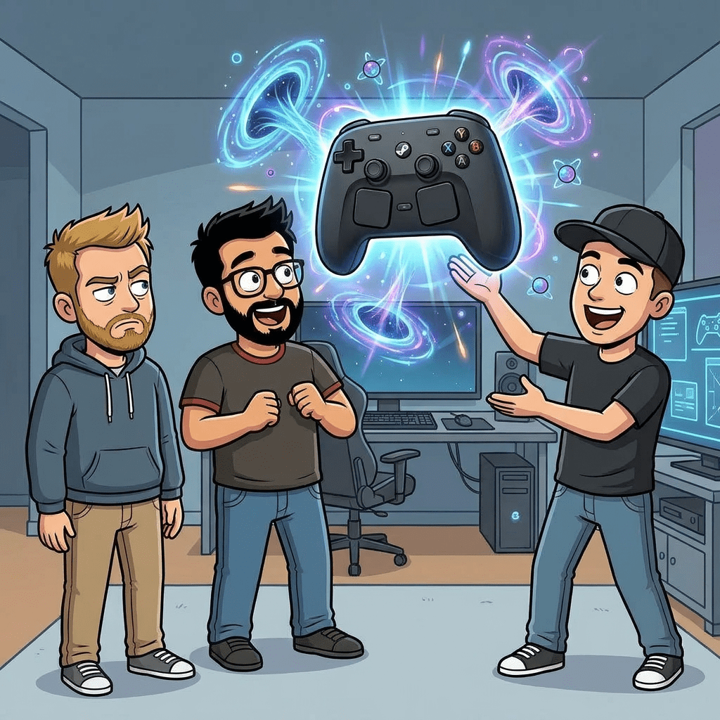 Steam Controller 2026: Quantenmechanik im Gamepad | Hands-On mit drei Nerds