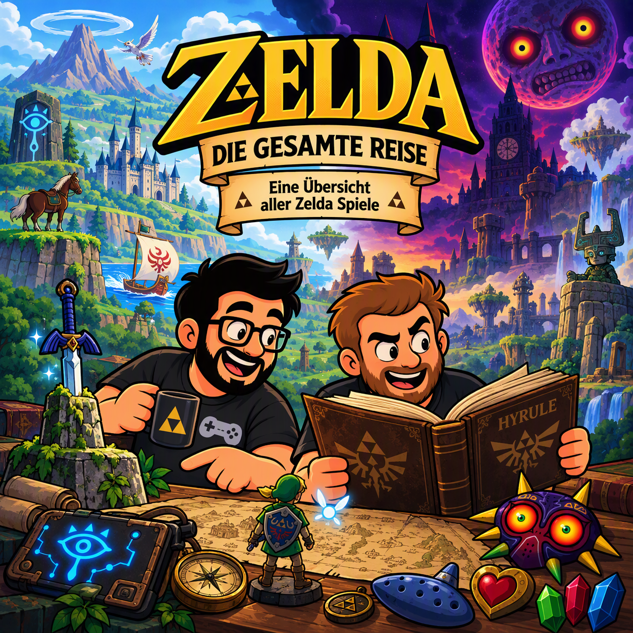 Alle Zelda Spiele im Überblick – Reihenfolge, Podcast und ehrliche Meinung